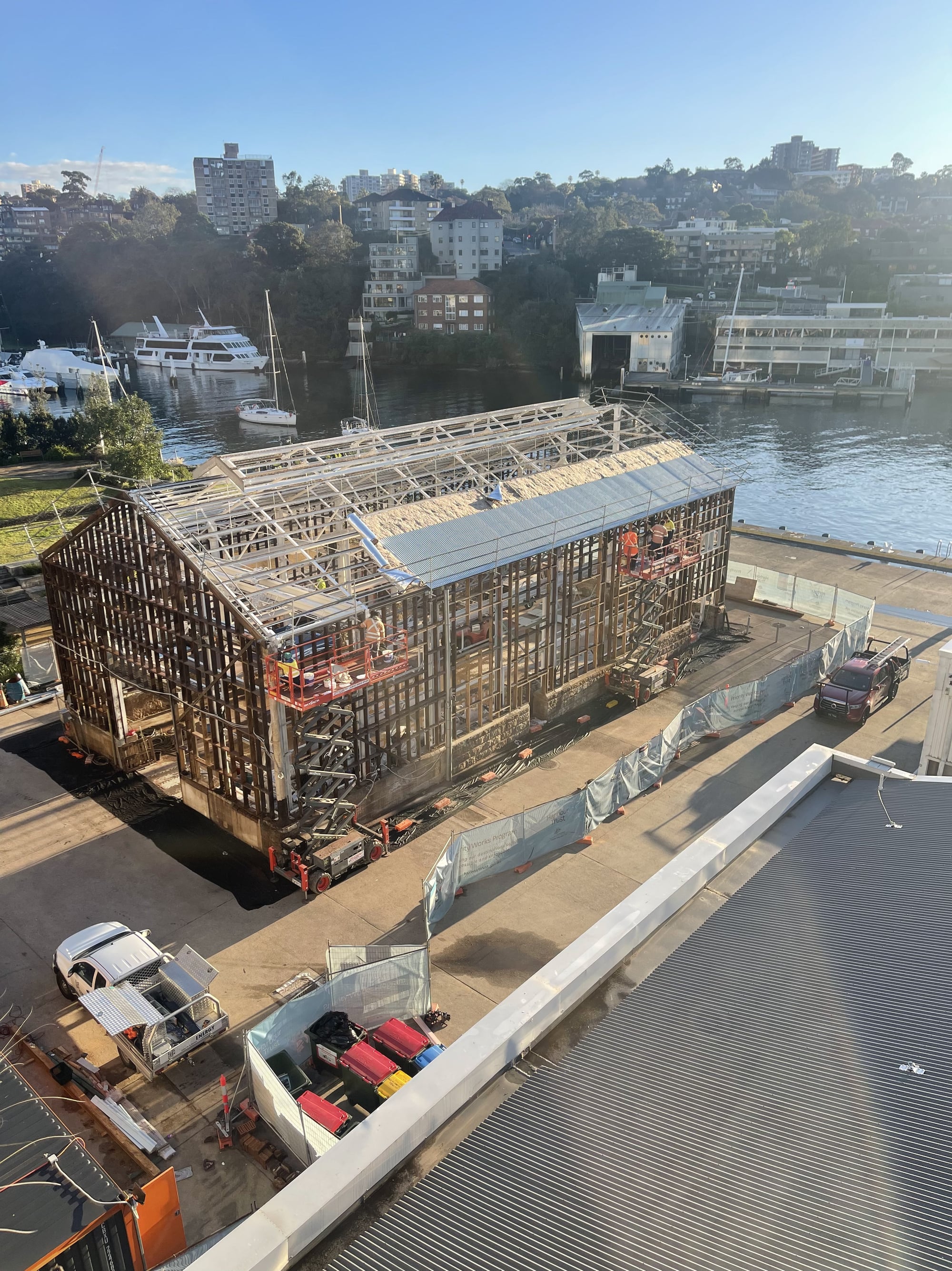 Retort House during restoration works