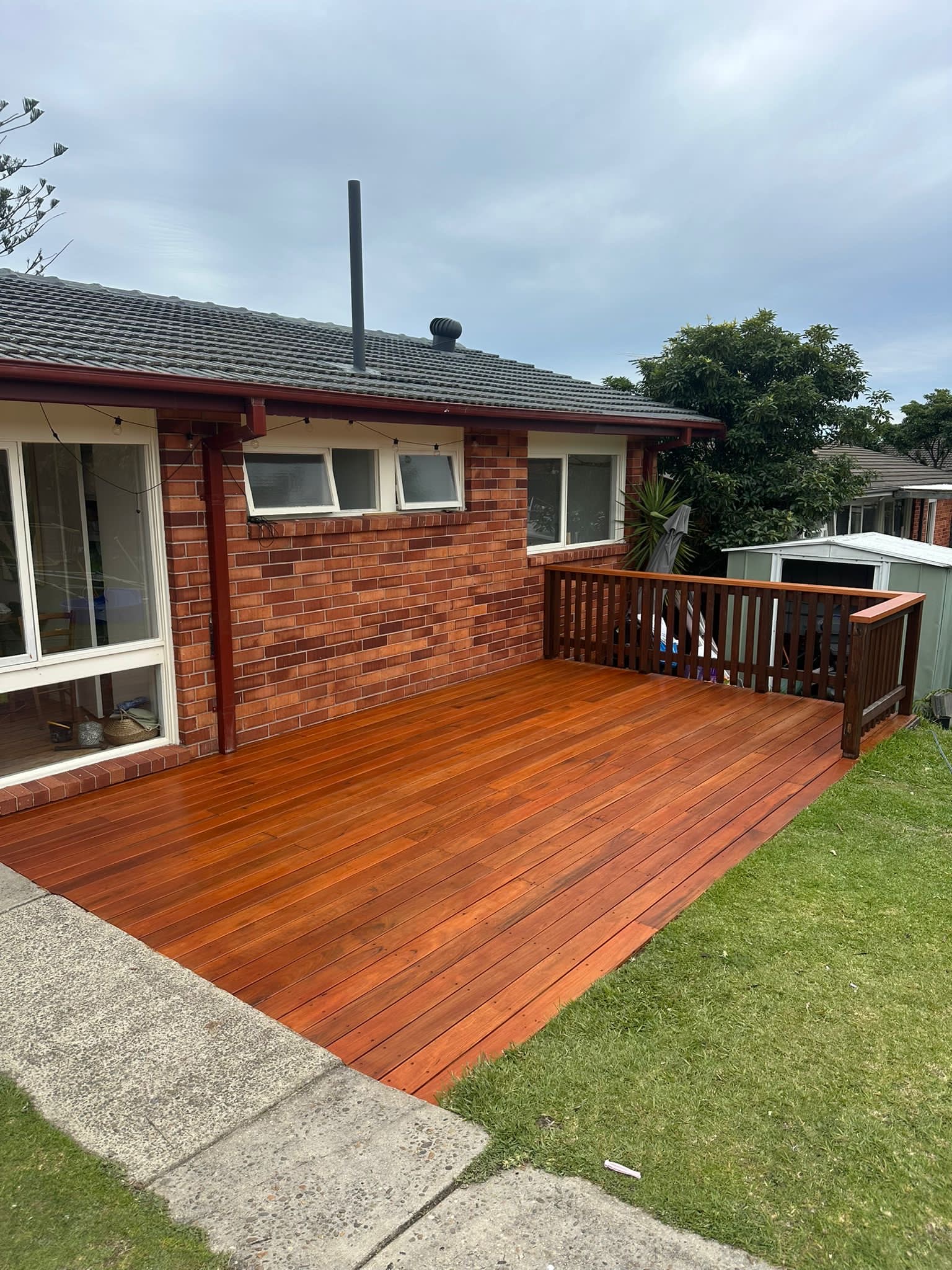 Outdoor decking project